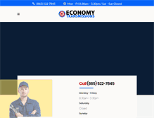 Tablet Screenshot of economytransmissionsllc.com